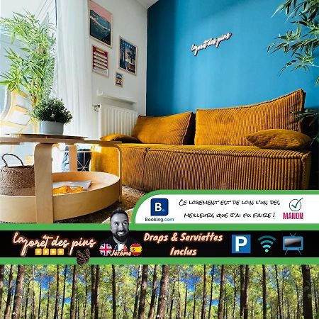 La Foret Des Pins - Free Check-In - Wifi - Parking Prive - Netflix - Draps & Serviettes Inclus Лабенн Екстер'єр фото