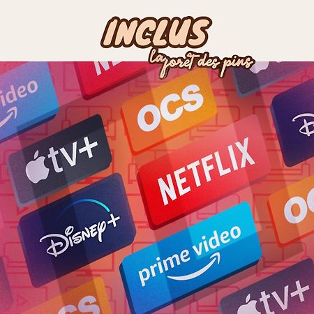La Foret Des Pins - Free Check-In - Wifi - Parking Prive - Netflix - Draps & Serviettes Inclus Лабенн Екстер'єр фото